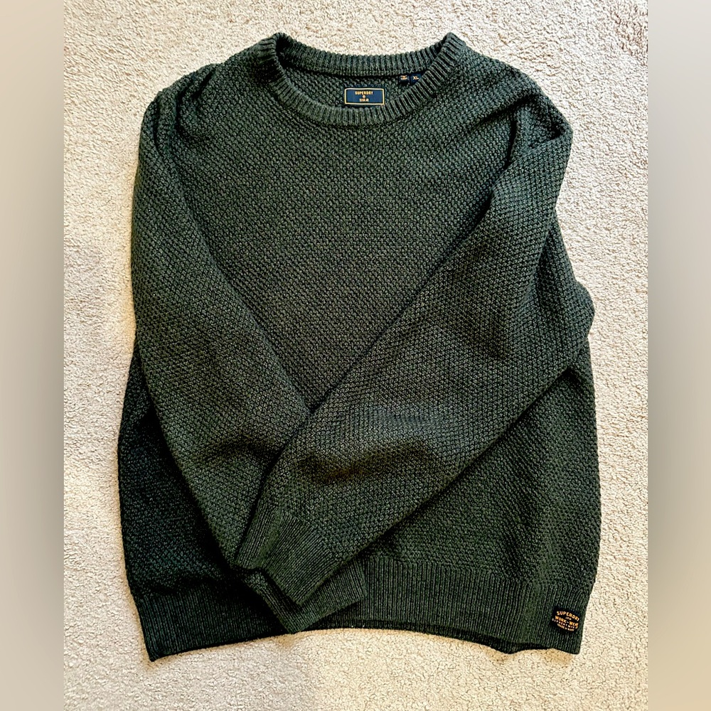 Superdry knitted sweatshirt- XL